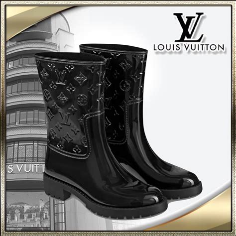 louis vuitton rain boots uk|Drops Flat Half Rain Boot .